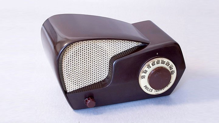 Radio Philco. Transitone. Model 49-501 “Boomerang” 1949