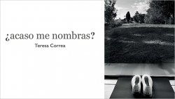 ¿acaso me nombras? Teresa Correa